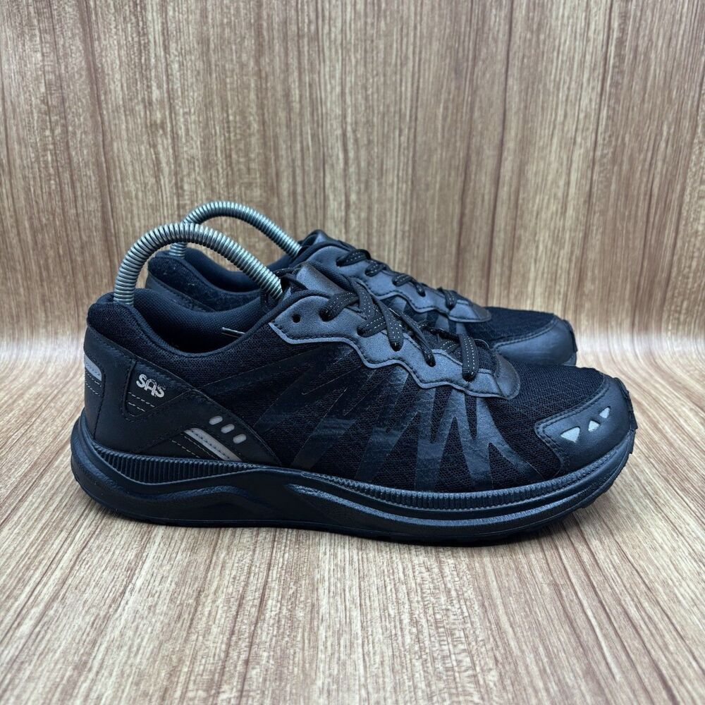 SAS Journey Mesh Walking Shoes Mens 8 D Black Athletic Sneakers SPE1C1-23-D-0036